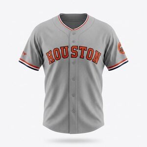 Houston Astros Jeremy Pena 3 Baseball Jersey Mens XL Grey Chick-fil-A Promo
